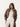 Marten fur coat with stand-up collar in luxurious length