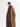 Cashmere coat in camel color with sable fur trim